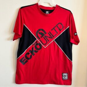 NWT ECKO UNLTD. MSRP $48 MENs Large RED CREW NECK SHORT‎ SLEEVE T-SHIRT